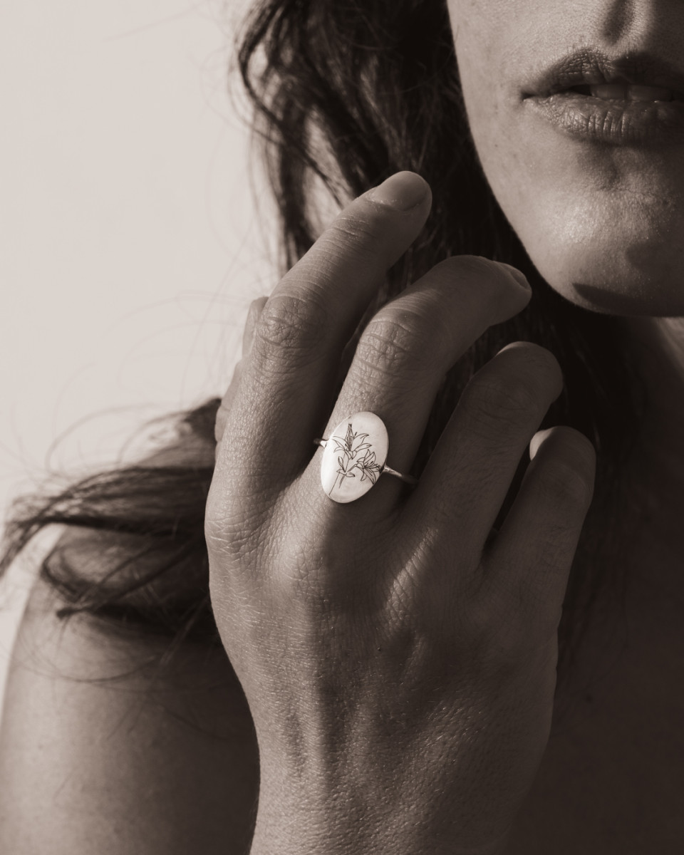 Lily Floral Ring