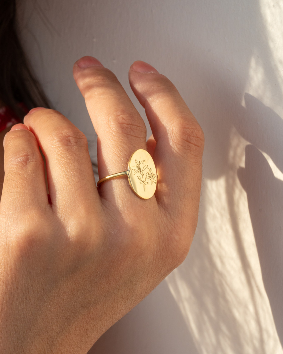 Lily Floral Ring
