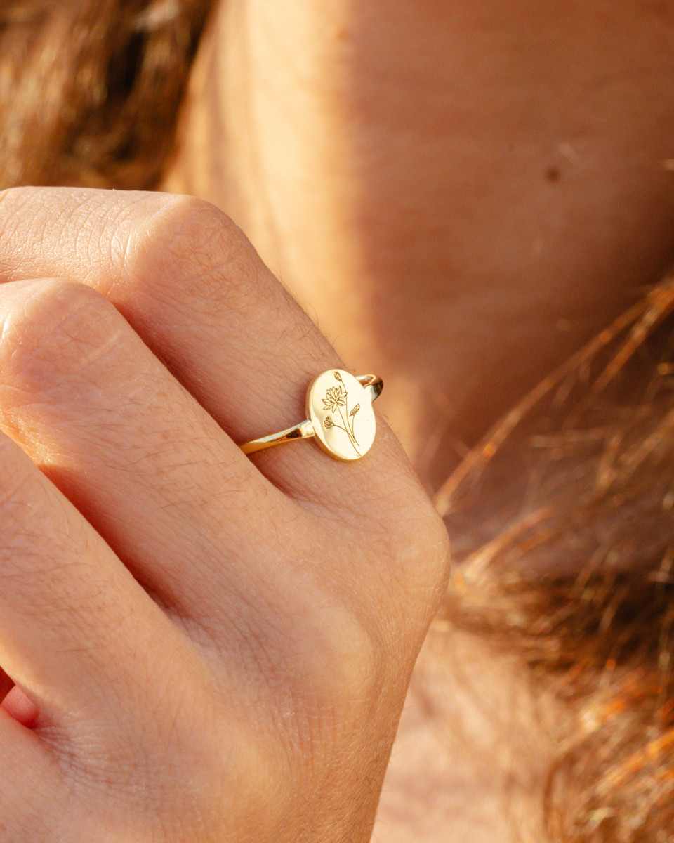 Lotus Floral Ring