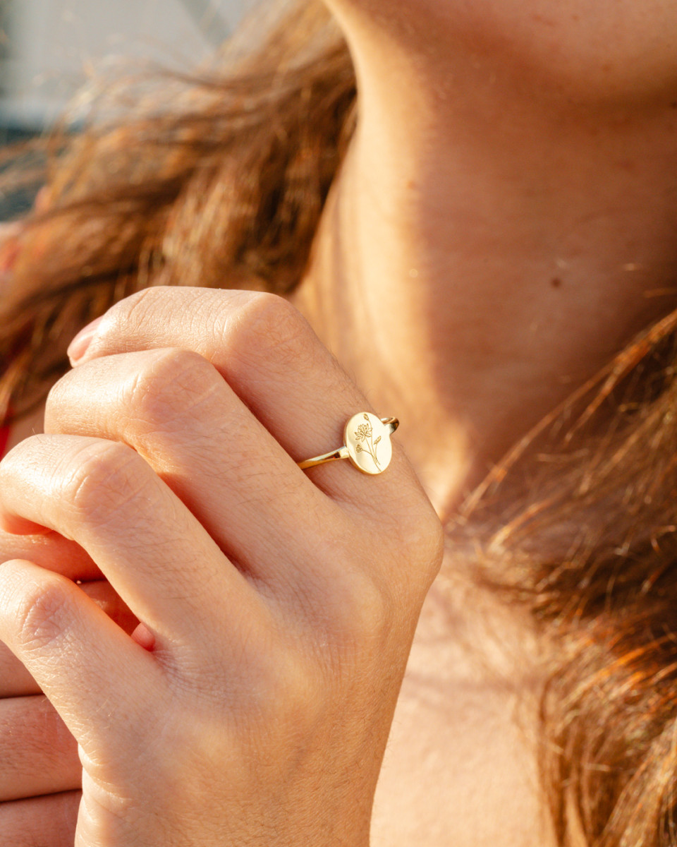 Lotus Floral Ring