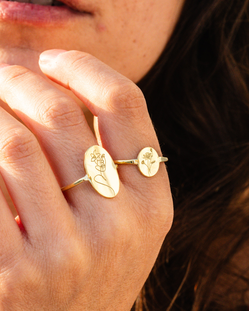 Lotus Floral Ring