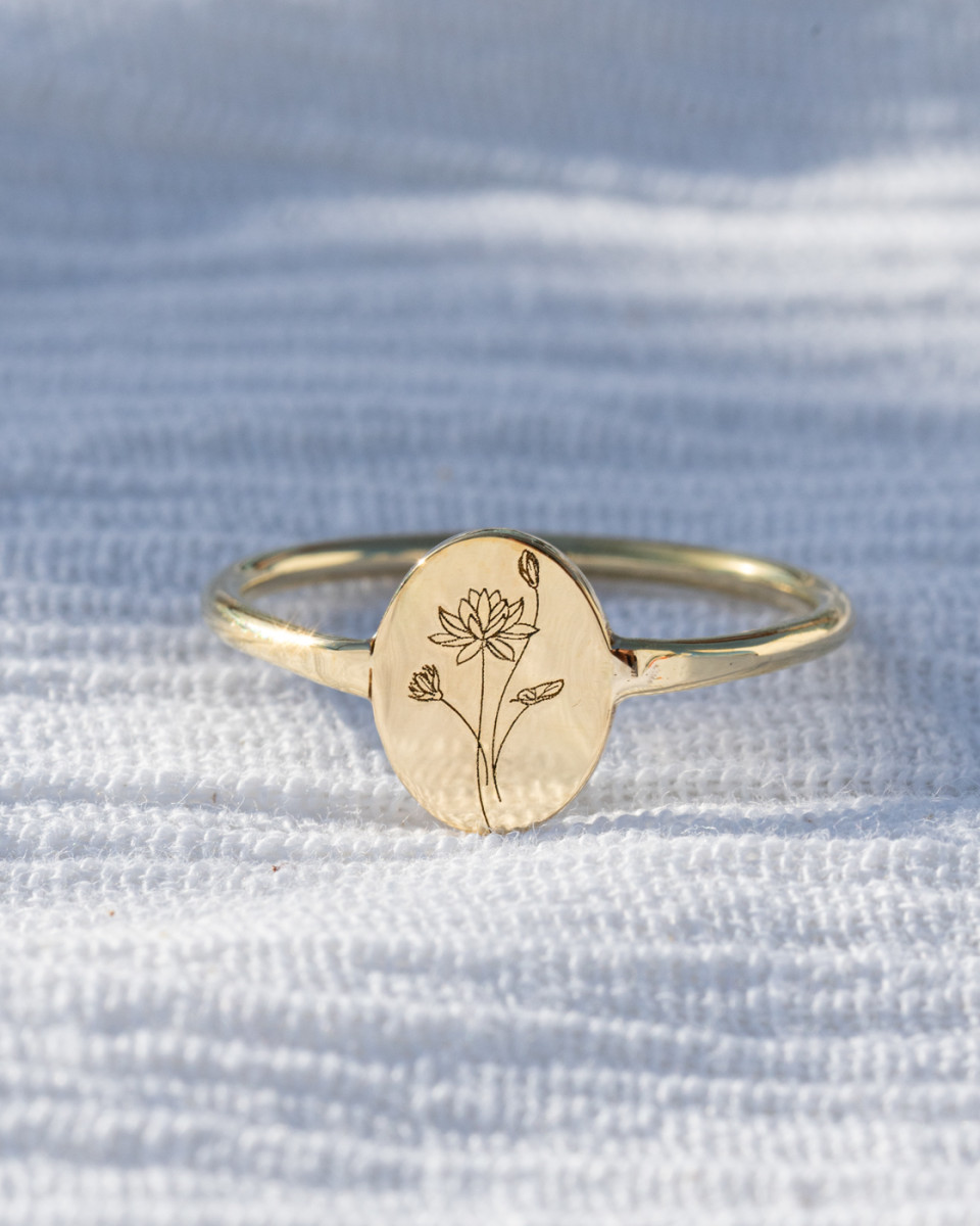 Lotus Floral Ring