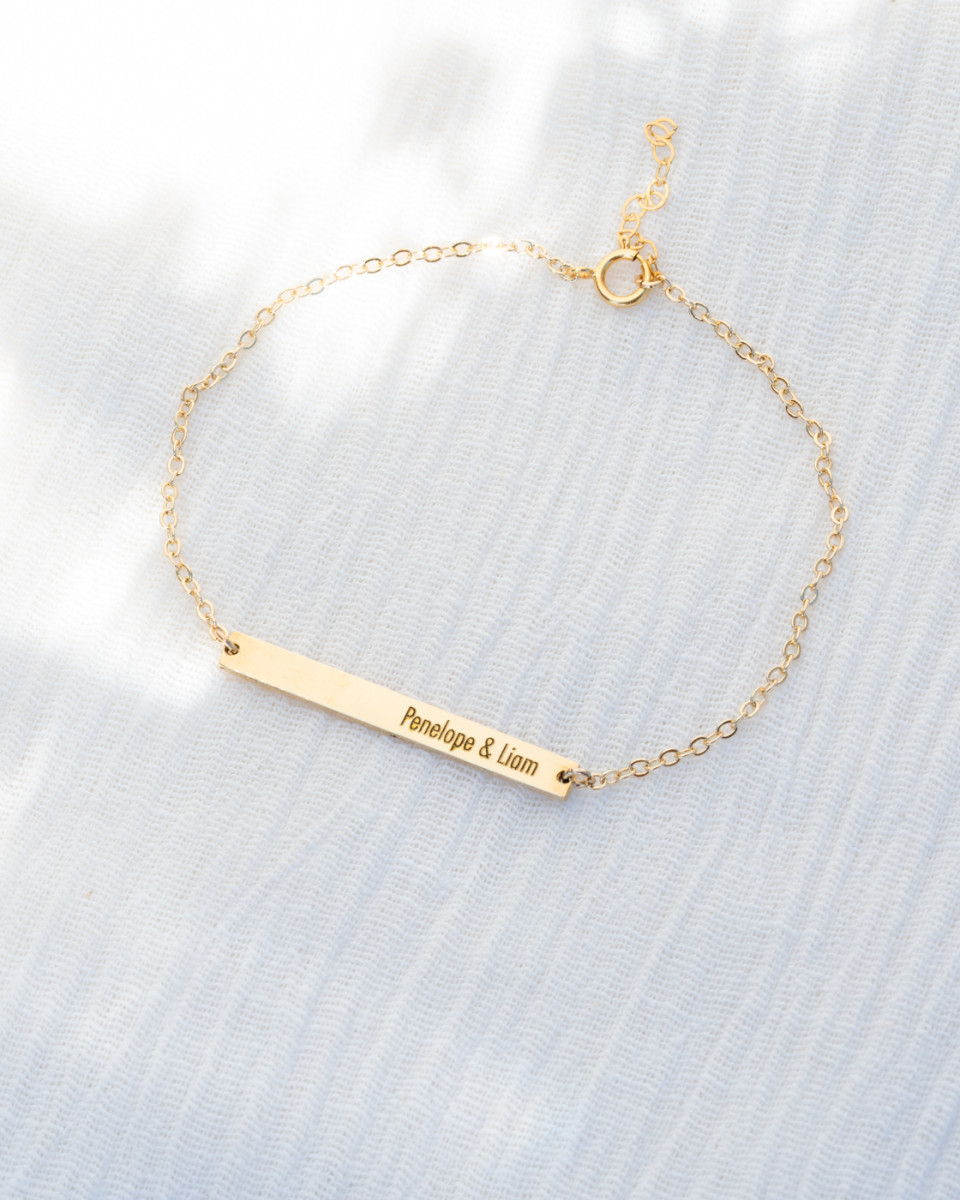 Personalized Bar Bracelet