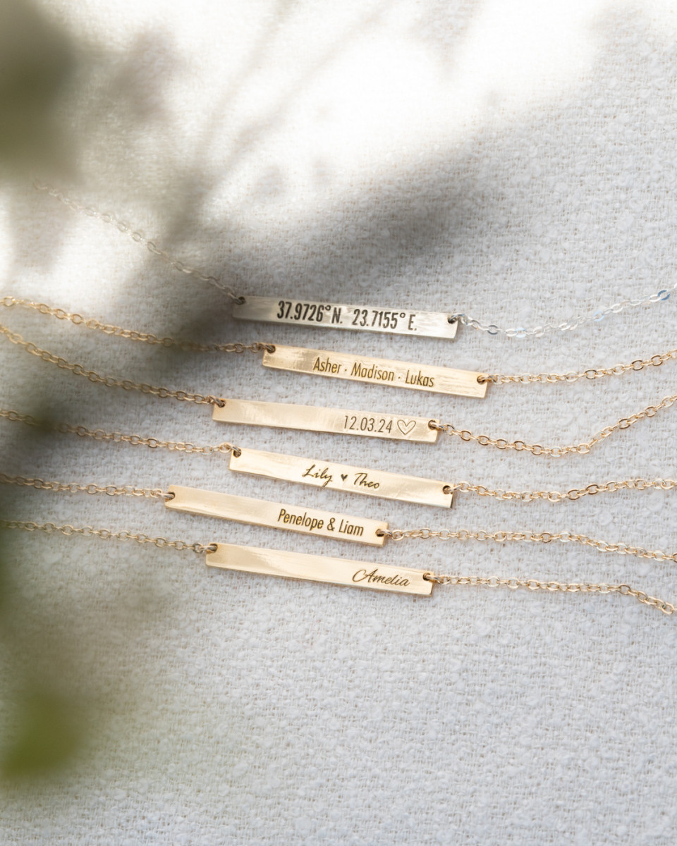 Personalized Bar Bracelet