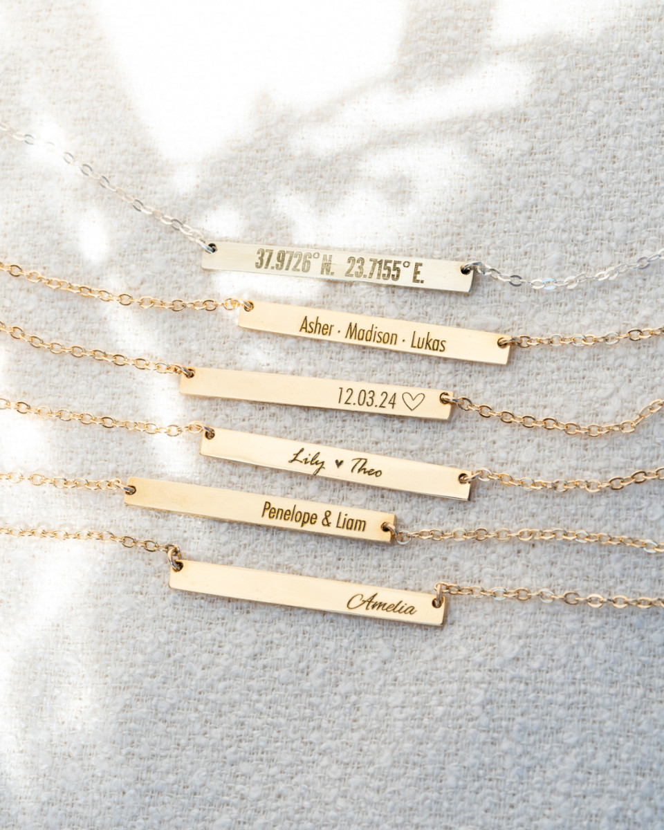 Personalized Bar Bracelet