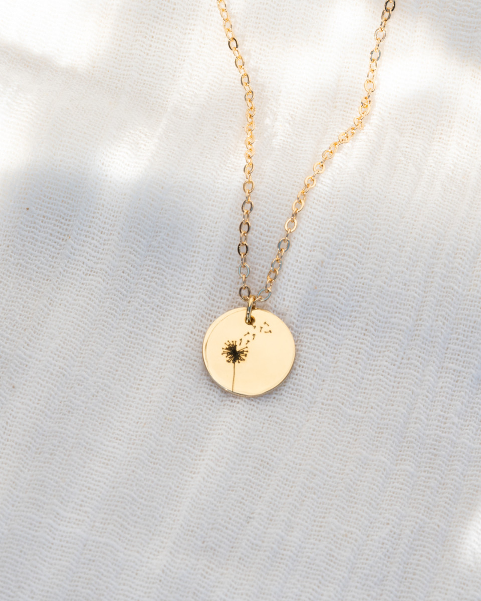 Birth Flower Personalized Necklace