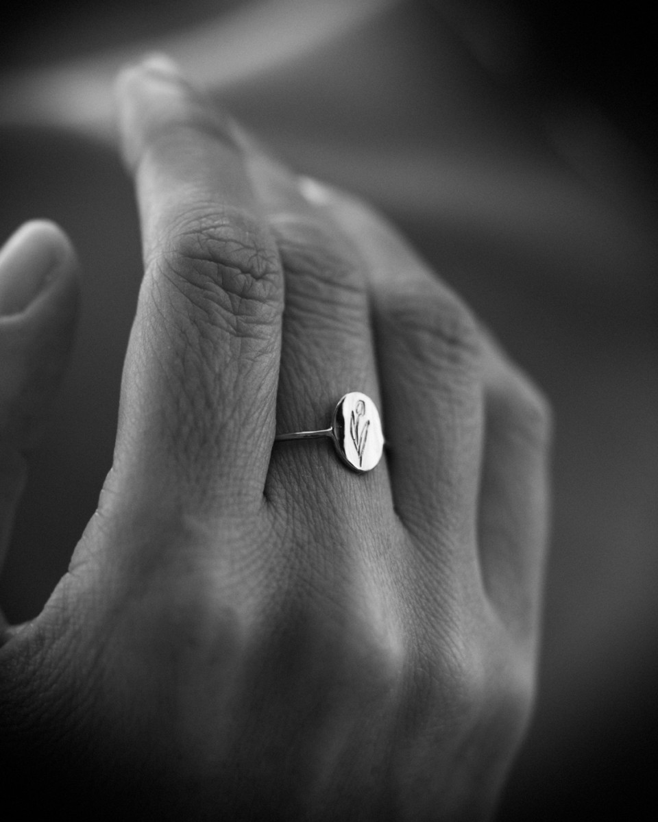 Tulip Flower Ring