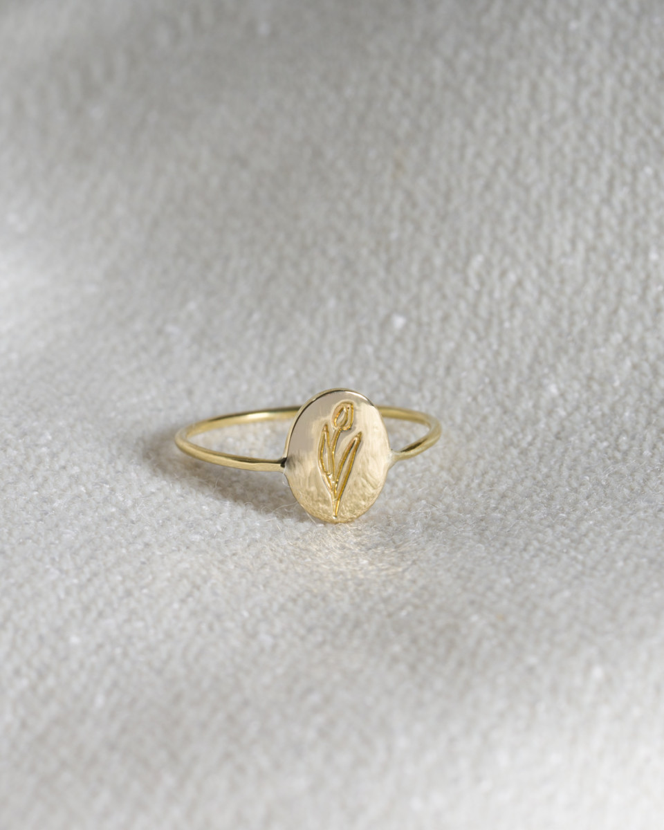 Tulip Flower Ring