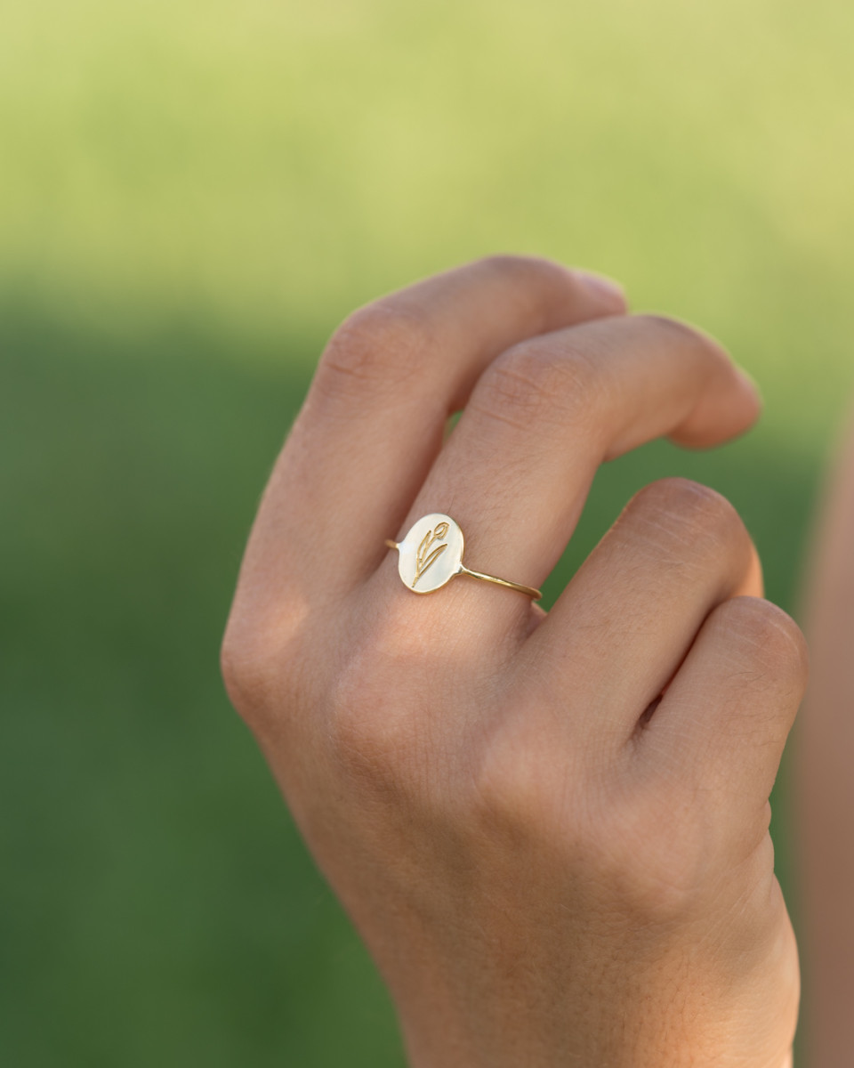 Tulip Flower Ring
