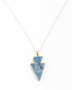 Collier Flèche Plaqué Or