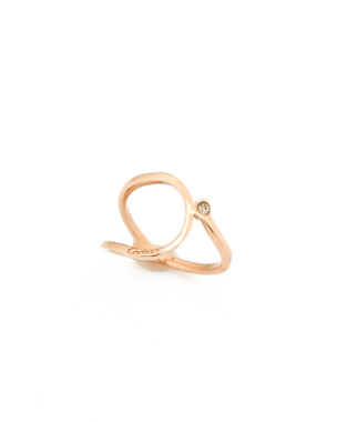 Edelstahl Minimalist Ring Roségold