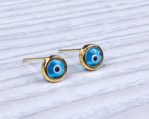 Goldvermeil Ohrstecker Auge