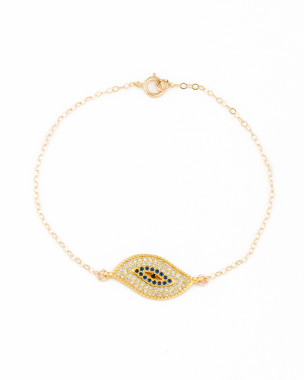 Roségold Evil-Eye Armband