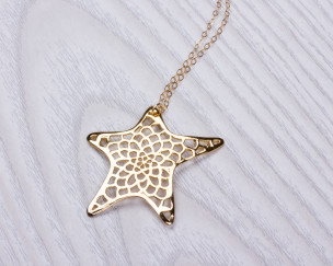 14k Gold Filled Stern Halskette