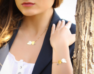 Gold Vermeil Herzarmband