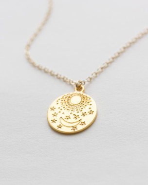 Moon Sun Necklace