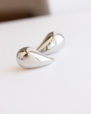 Silber Tropfenohrringe