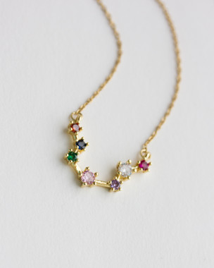 Collier Acier Constellation Verseau