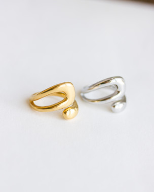 Gold Edelstahl Boho Ring