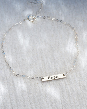 Personalized Bar Bracelet 3x16