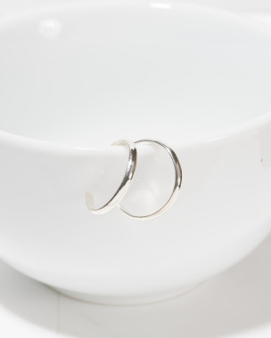 Silver Hoops Earrings