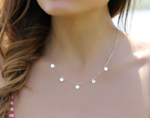 Sterlingsilber Charms Halskette