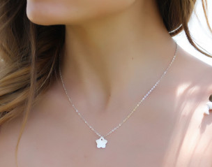 Collier Argent Étoile