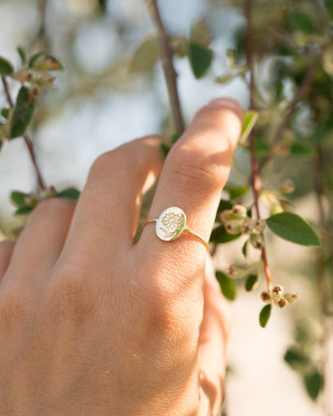 Sunflower Flower Ring